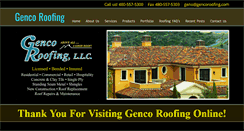 Desktop Screenshot of gencoroofing.com